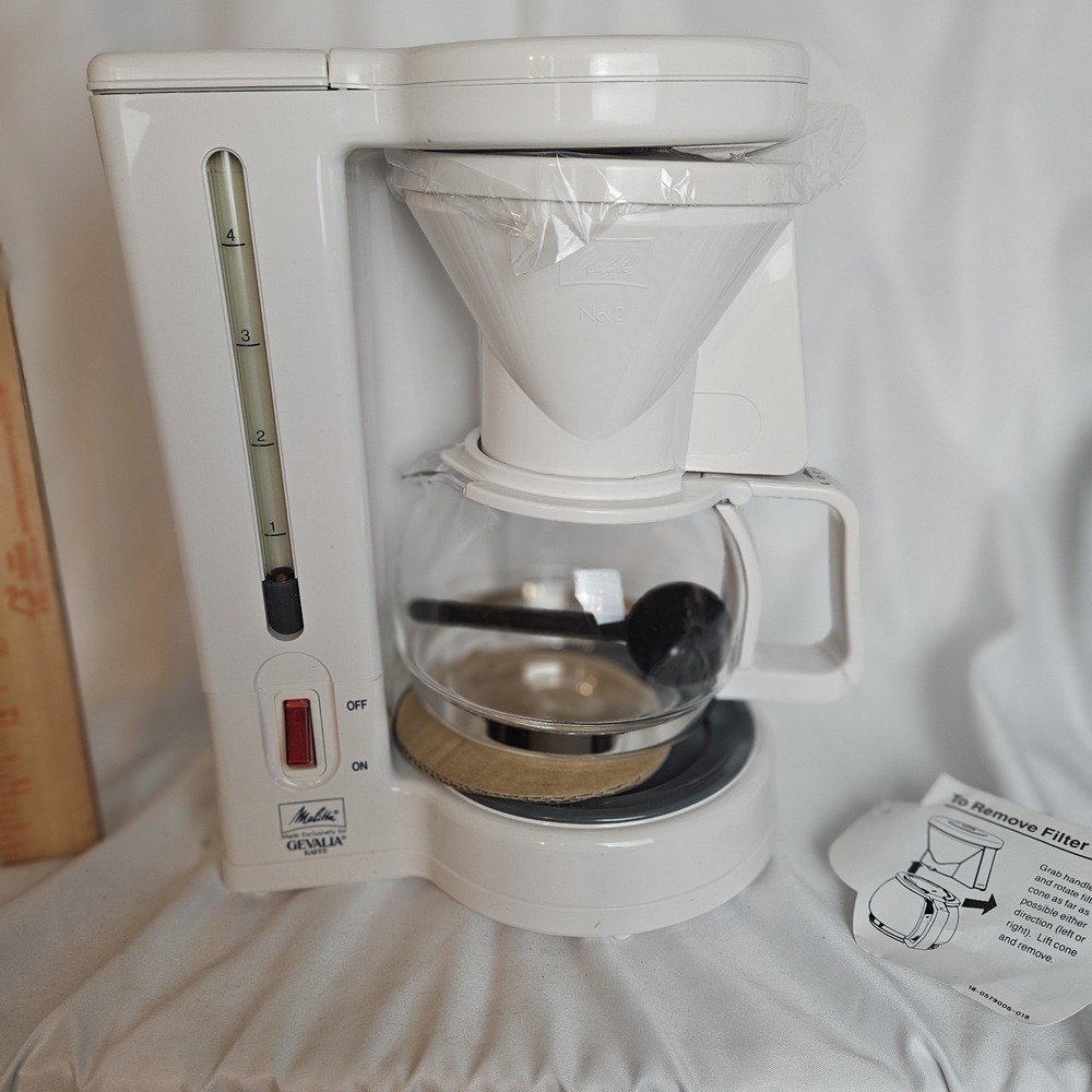 Melitta Gevalia Kaffe 4-Cup Personal Coffee Maker Vintage BCM-4C NEW w/out Box